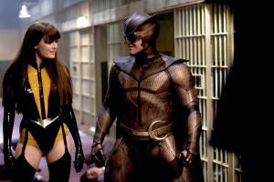 Watchmen movie image Malin Akerman as Silk Spectre II and Patrick Wilson as Nite Owl